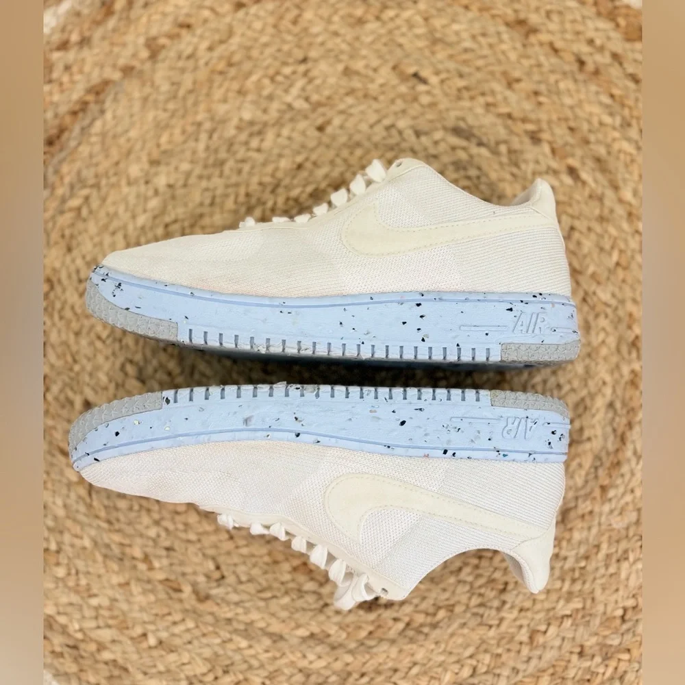 🌾 Nike Air Force One Crater‎ White and Blue